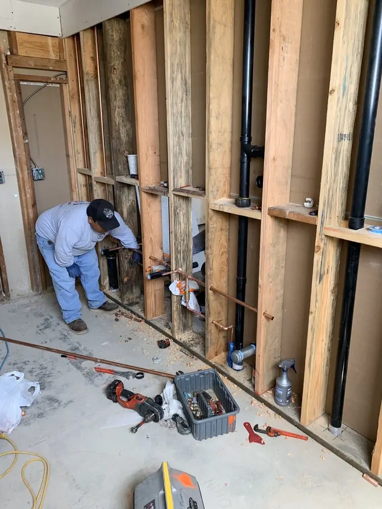 Commercial rough-in plumbing for Gas Line Repair in Aldan